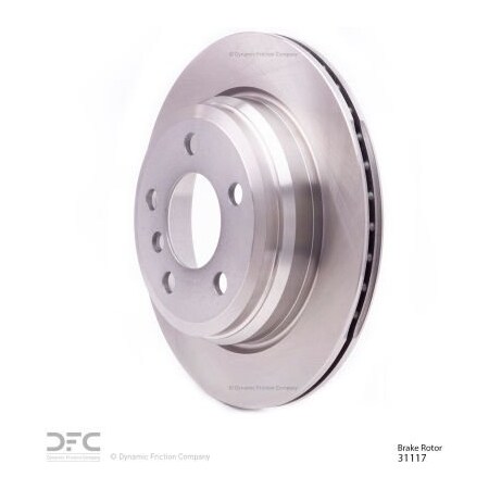 Dynamic Friction Co Disc Brake Rotor - Dynamic Friction Company 600-31117 600-31117